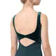Capezio, pántos balett dressz  - Sötétzöld