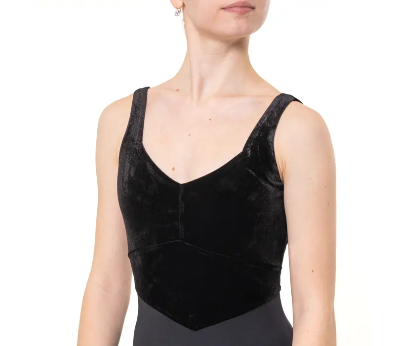 Capezio, pántos balett dressz  - Fekete