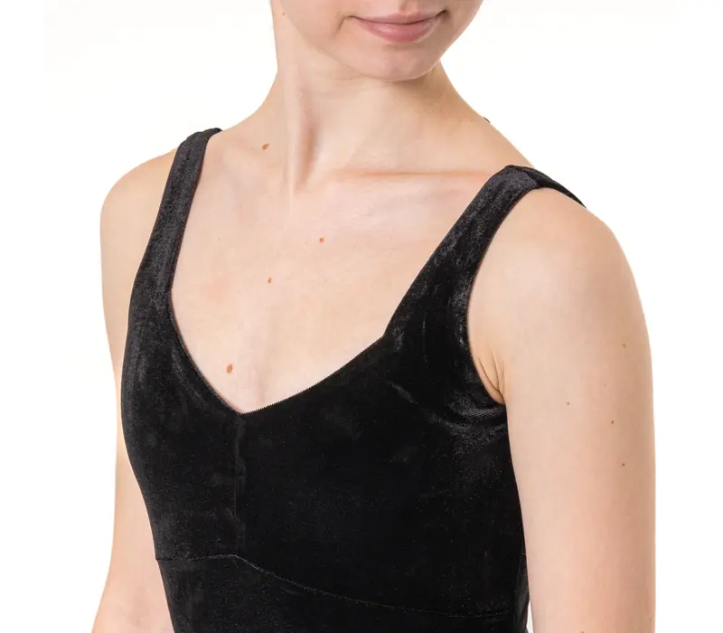 Capezio, pántos balett dressz  - Fekete