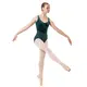 Capezio, pántos balett dressz  - Sötétzöld