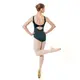 Capezio, pántos balett dressz  - Sötétzöld