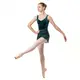 Capezio, pántos balett dressz  - Sötétzöld