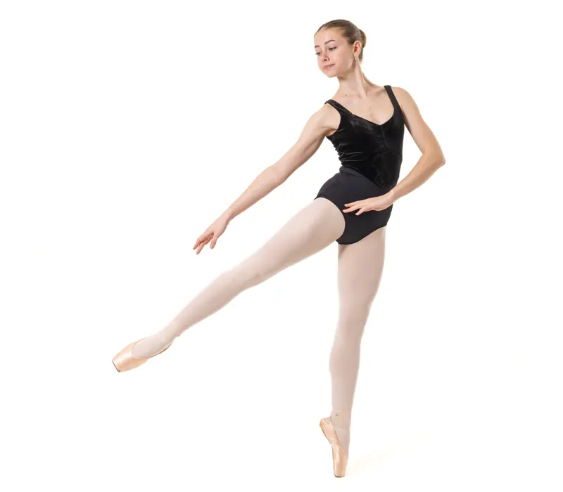 Capezio, pántos balett dressz  - Fekete