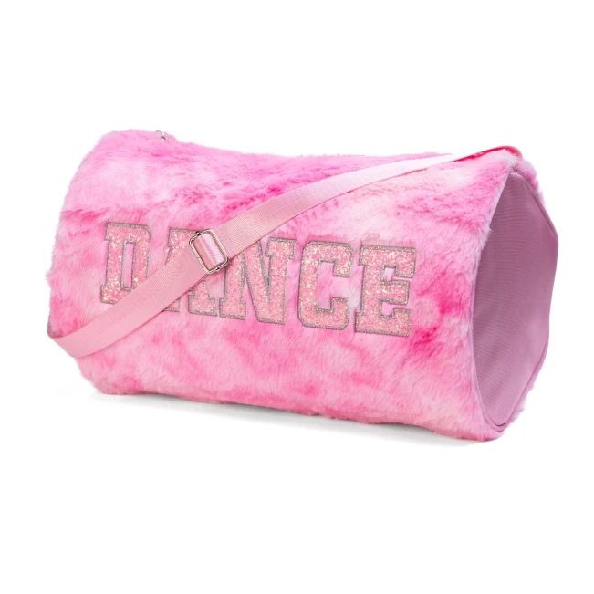 Capezio Faux Fur Dance Duffle, táska lányoknak Capezio Faux Fur Dance Duffle, táska lányoknak