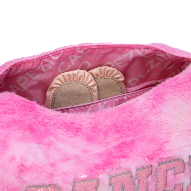 Capezio Faux Fur Dance Duffle, táska lányoknak Capezio Faux Fur Dance Duffle, táska lányoknak