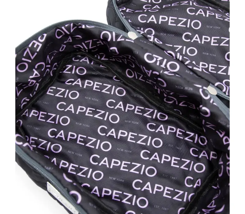  Capezio Fleur Vanity Case, piperetáska - Fekete