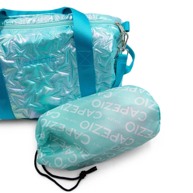 Capezio Metallic star travel duffle, táska Capezio Metallic star travel duffle, táska - Türkiz Metallic Turquoise Capezio