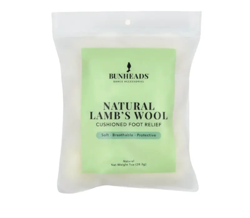 Bunheads Bamboo Lamb´s Wool, természetes gyapjú - Natúrszín