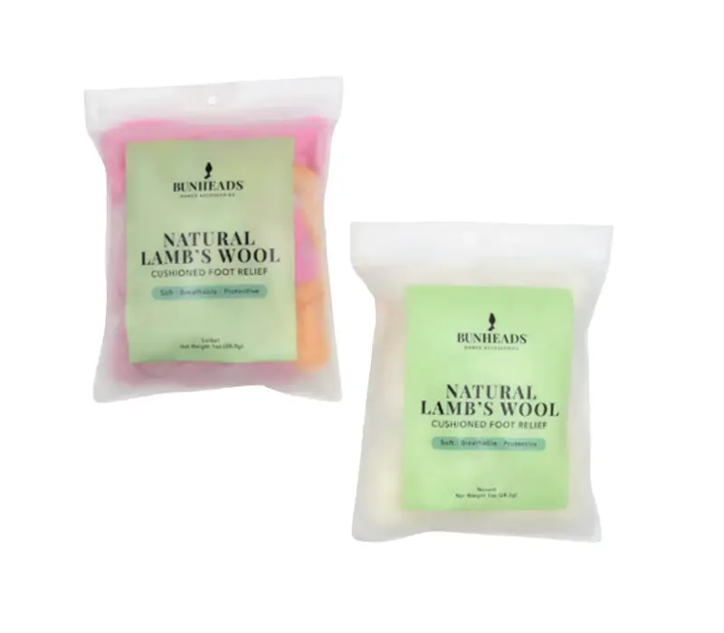 Bunheads Bamboo Lamb´s Wool, természetes gyapjú - Natúrszín