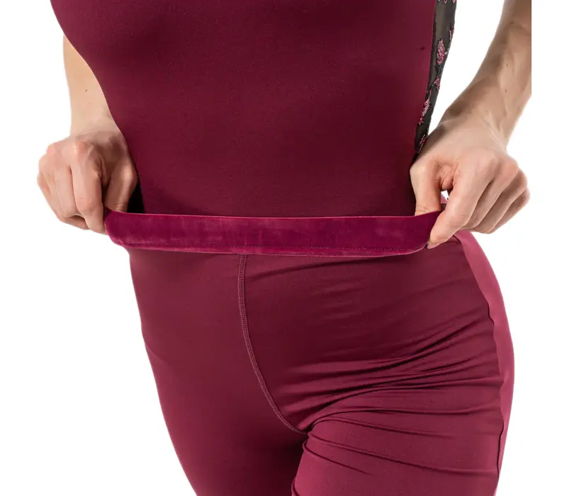 Capezio Beguile Pant, női ńadrág - Bordó Windsor Wine Capezio