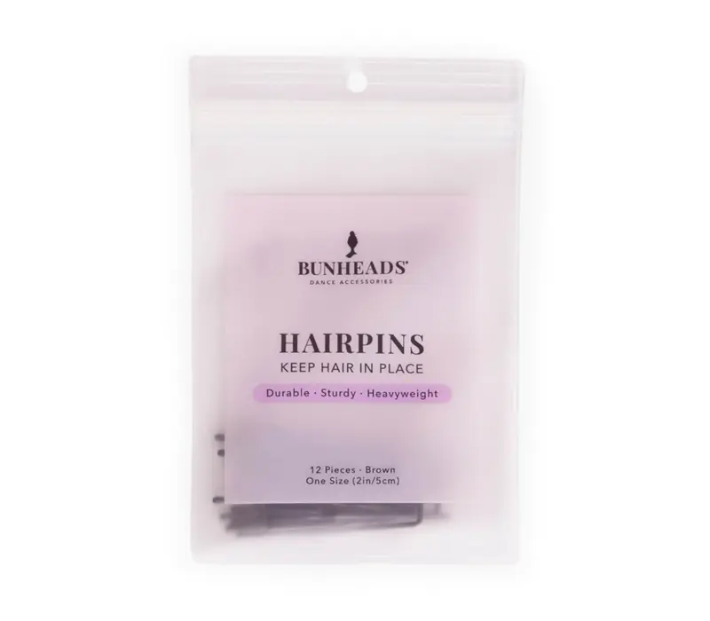 Bunheads, 5 cm hosszú hullámcsatok - Barna