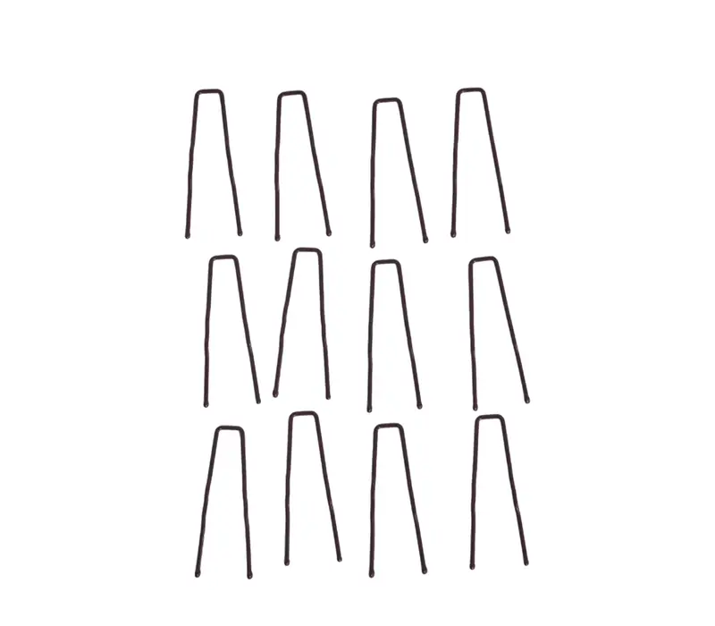 Bunheads, 5 cm hosszú hullámcsatok - Barna