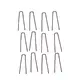 Bunheads, 5 cm hosszú hullámcsatok - Barna