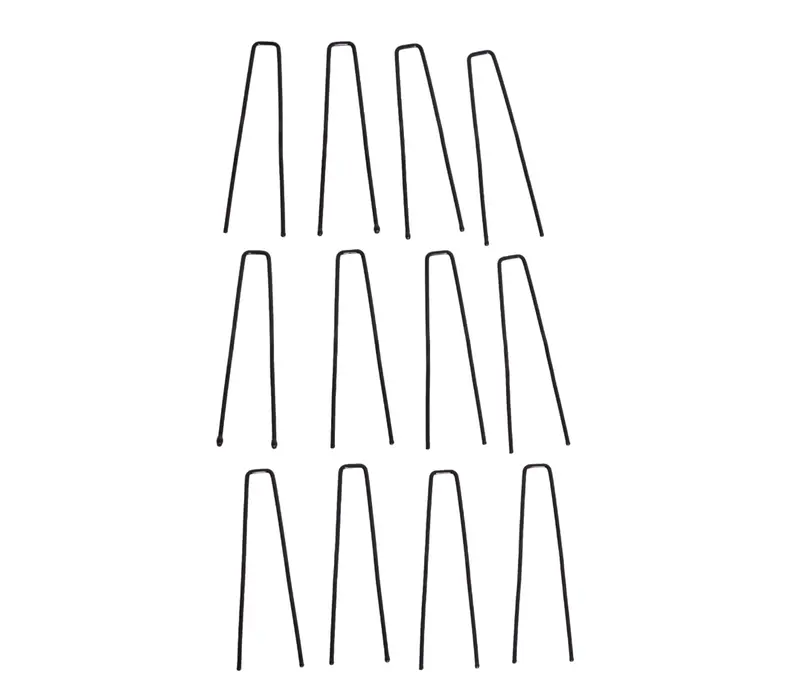 Bunheads, 6.4 cm hosszú hajtűk - Fekete