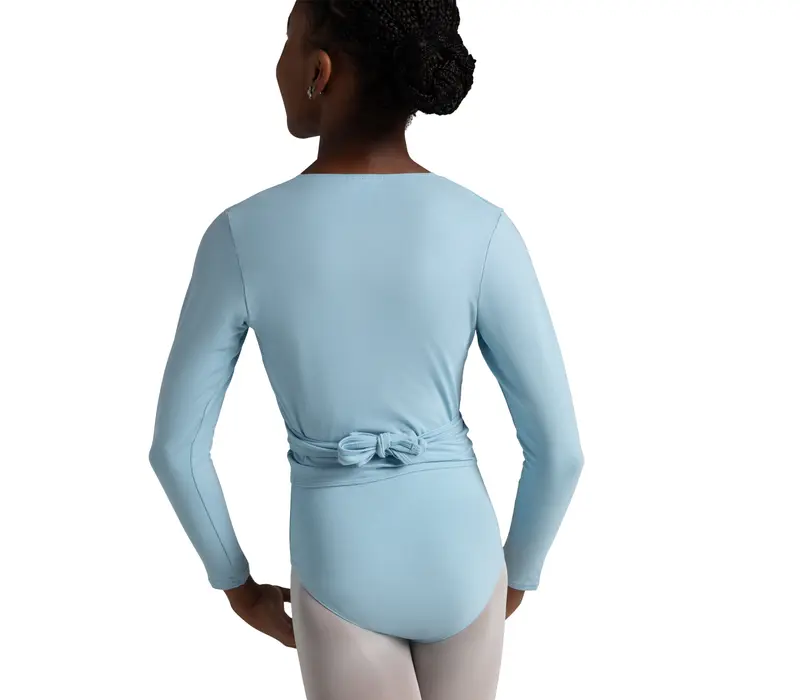 Capezio cross over felső, felső lányoknak bemelegítésre - Gránátvörös Capezio