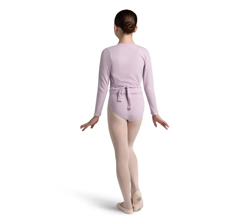 Capezio cross over felső, felső lányoknak bemelegítésre - Levendulalila Capezio