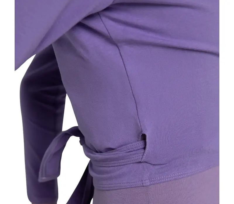 Capezio cross over felső, felső lányoknak bemelegítésre - Sötét levendulalila Capezio
