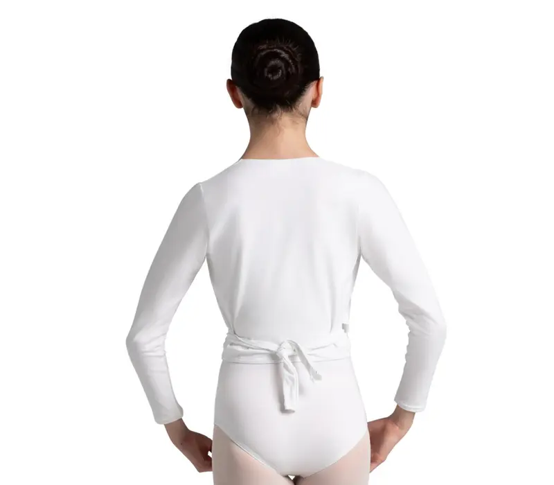 Capezio cross over felső, felső lányoknak bemelegítésre - Gránátvörös Capezio