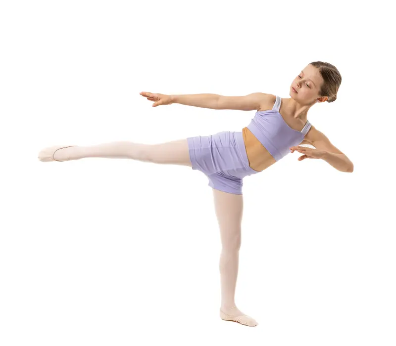 Capezio Catherine Top, lányos crop top - Levendulalila