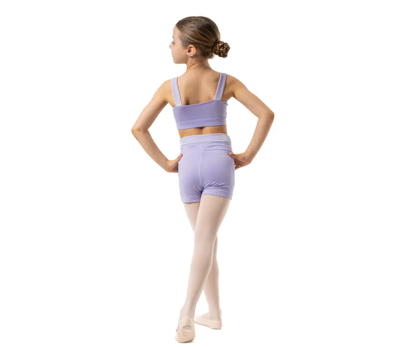 Capezio Catherine Top, lányos crop top - Levendulalila