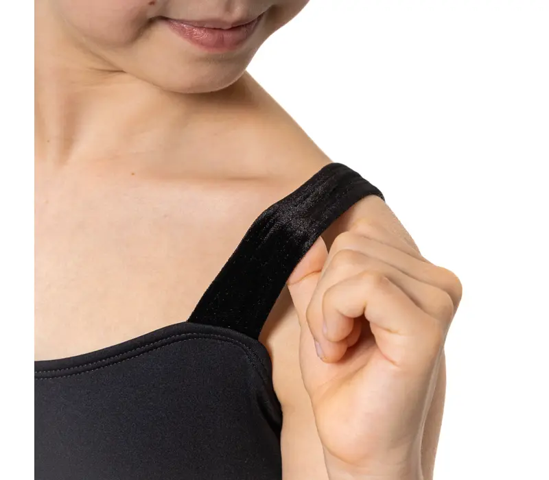 Capezio Catherine Top, lányos crop top - Fekete
