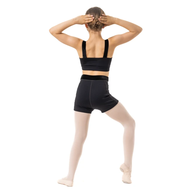 Capezio Charlotte short, rövidnadrág lányoknak - Fekete