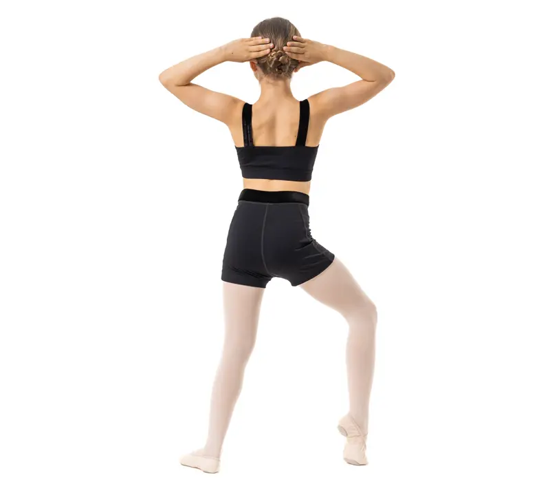 Capezio Charlotte short, rövidnadrág lányoknak - Fekete