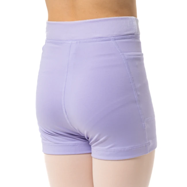 Capezio Charlotte short, rövidnadrág lányoknak - Levendulalila