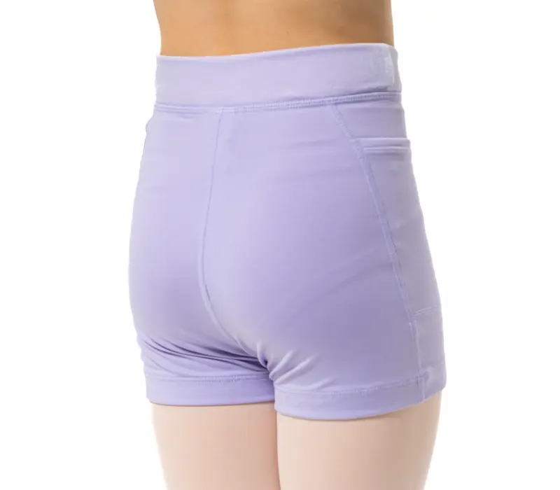 Capezio Charlotte short, rövidnadrág lányoknak - Levendulalila