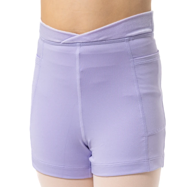 Capezio Charlotte short, rövidnadrág lányoknak - Levendulalila