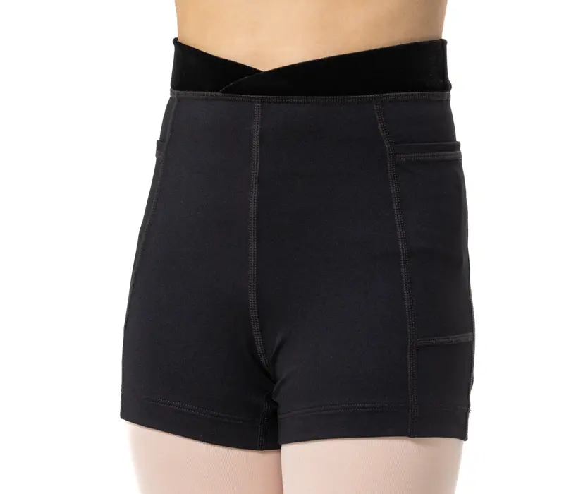 Capezio Charlotte short, rövidnadrág lányoknak - Fekete