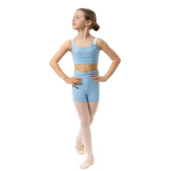 Capezio Charlotte short, rövidnadrág lányoknak - Világoskék Capezio