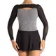 Capezio Dance Active Front Keyhole long sleeve leo, női dressz