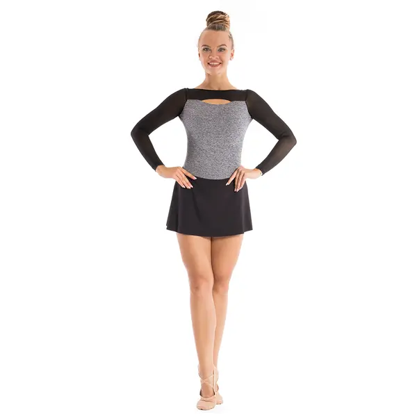 Capezio Dance Active Front Keyhole long sleeve leo, lány dressz