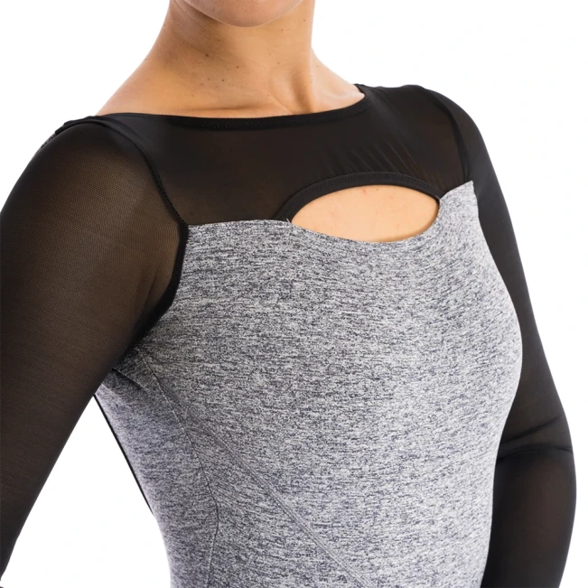 Capezio Dance Active Front Keyhole long sleeve leo, női dressz Capezio Dance Active Front Keyhole long sleeve leo, női dressz