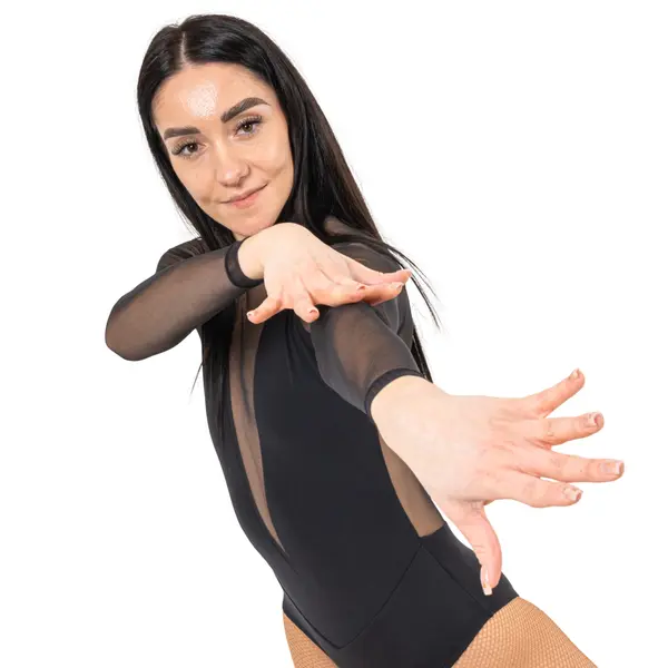 Capezio Soft Elegance long sleeve, női társastánc dressz