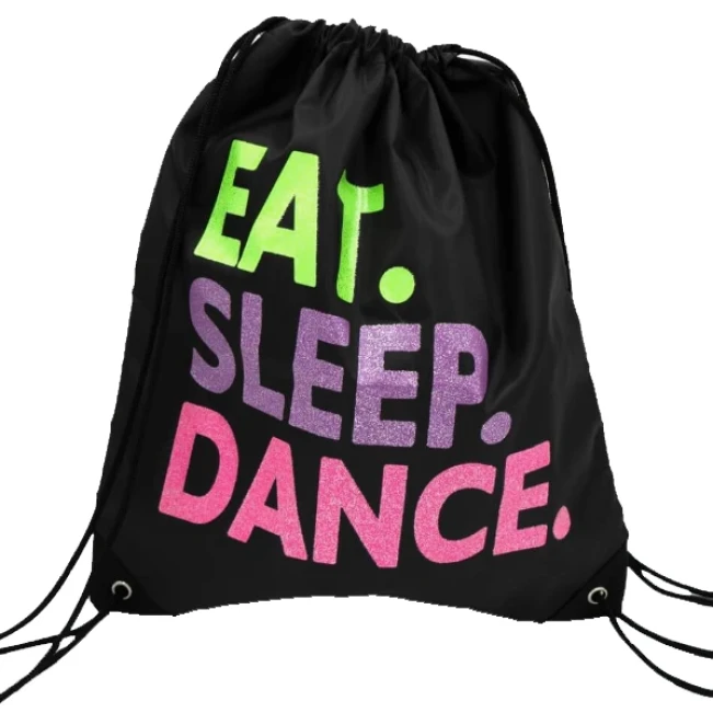 Capezio Eat Sleep Dance, zsinóros hátizsák Capezio Eat Sleep Dance, zsinóros hátizsák