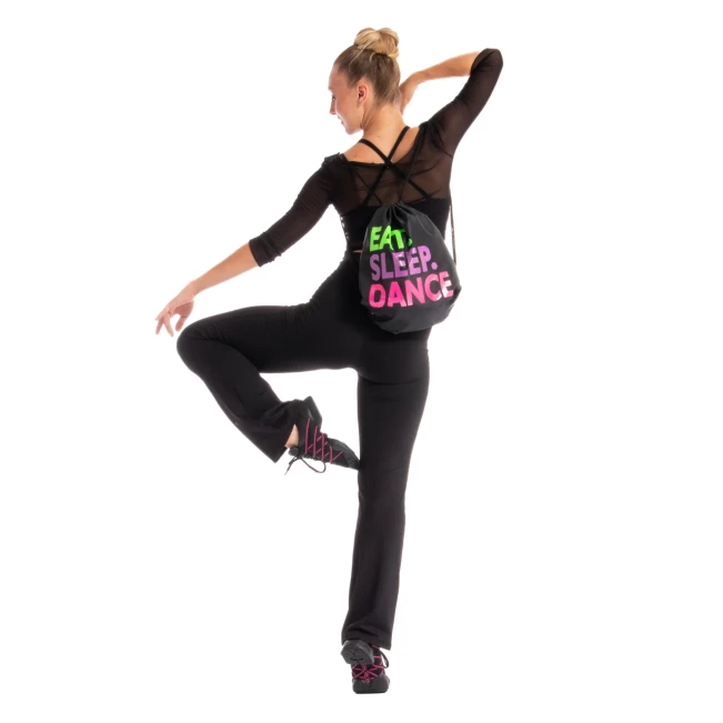 Capezio Eat Sleep Dance, zsinóros hátizsák Capezio Eat Sleep Dance, zsinóros hátizsák