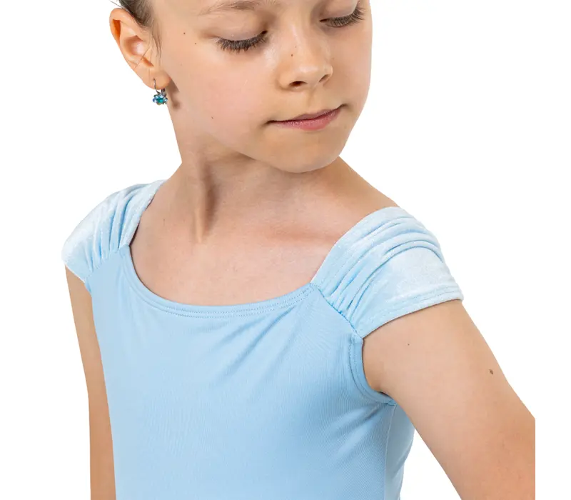 Capezio Elizabeth leotard, balettdressz lányoknak - Világoskék Capezio