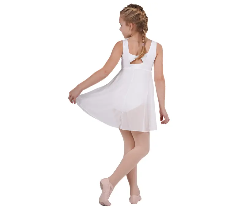 Capezio Empire ruha, balett ruha lányoknak - Fehér