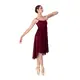 Capezio Empire ruha, női balett ruha - Bordó