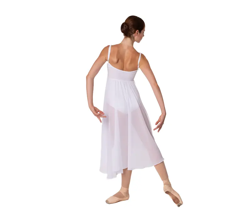 Capezio Empire ruha, női balett ruha - Fehér