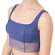 Capezio Goddes Sculpt Bra, felső vastag pántokkal - Kék - storm blue