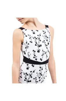 Capezio C'est La Vie Fleur Leotard, lányos ruha szélesebb vállpánttal