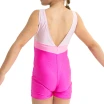 Capezio Galaxy Biketard, lányos rövid ujjú egyrészes
