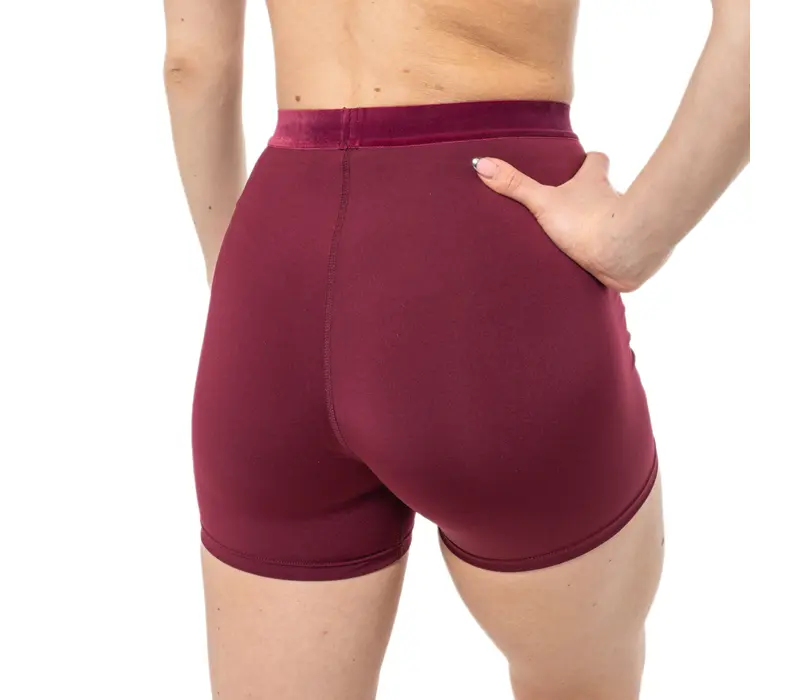 Capezio Glamour Short, női rövidnadrág - Bordó Windsor Wine Capezio