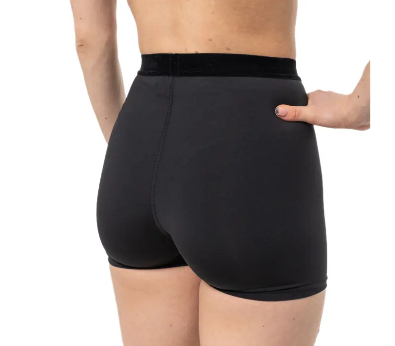 Capezio Glamour Short, női rövidnadrág - Fekete
