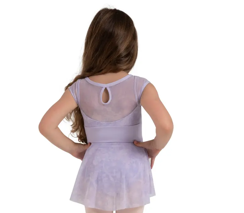Capezio Opal, lány baletdressz szoknyával - Levendulalila
