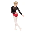 Capezio C'est La Vie Joyeux mesh cover up lányos top - Fekete Capezio C'est La Vie Joyeux mesh cover up lányos top - Fekete