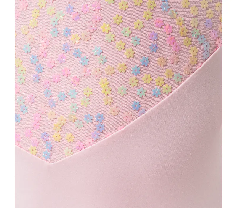 Capezio Lake leotard, dressz vékony pánttal - Rózsaszín Capezio